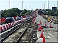 SK2523 : Tram tracks on Burton Bridge by Alan Murray-Rust