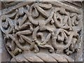 SO4959 : Carved capital, Leominster Priory by Philip Halling