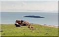 NG7367 : Cows with their calfs on the Machair at Red Point by valenta