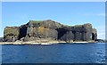 NM3235 : The southern coast of Staffa, with the Great Face by Rob Farrow