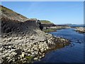 NM3235 : Hexagonal basalt rock formation, Staffa by Rob Farrow