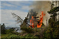 NC8100 : Wild Fire on Ben Bhraggie, Sutherland by Andrew Tryon