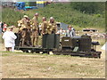 SJ8248 : Tracks to the Trenches - troop transportation by Chris Allen