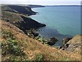 SM8518 : Headlands near Norton Haven by Alan Hughes