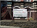 ST3187 : School Attendance Matters banner, Stow Hill, Newport by Jaggery