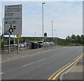 SO1500 : Station Road bilingual directions sign, Bargoed by Jaggery