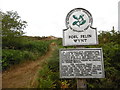 SH3031 : National Trust sign at  Foel Felin Wynt by David Hillas