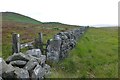 NY9187 : Gate in solid stone wall by Russel Wills