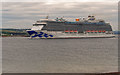 NH7968 : Royal Princess off Nigg Beach by valenta