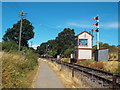 SP7366 : Brampton Valley Way passing Pitsford Sidings by Malc McDonald