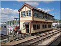 SX8851 : Kingswear Signal Box by David Dixon