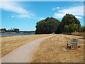 SP7669 : Path alongside Pitsford Water, Northamptonshire by Malc McDonald