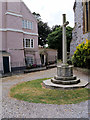 SX9688 : Topsham War Memorial outside St Margaret's Church by David Dixon