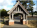 TL8628 : St. Andrew's Church Lych Gate by Geographer