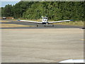 TL8427 : Taxiing aircraft at Earls Colne Airfield by Geographer