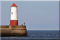 NU0152 : Fishing at the end of the pier by Walter Baxter