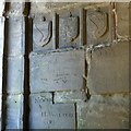 SK3616 : Ashby Castle  graffiti, Hastings tower  2 by Alan Murray-Rust