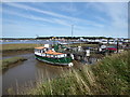 TM3237 : Houseboats at Felixstowe Ferry by Chris Holifield