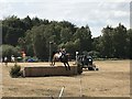 SU9670 : Cross country equestrian eventing on Smith's Lawn by Richard Humphrey