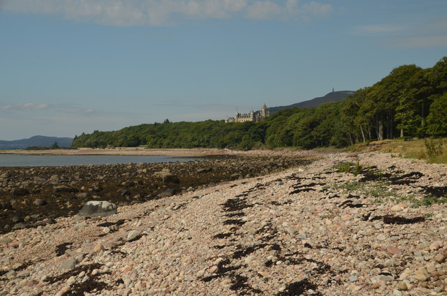 Pebbly Beach on the East Coast of Scotland