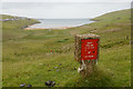 HU4373 : Brent Pipe Line Marker, Shetland by Andrew Tryon