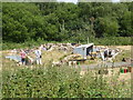 SJ8248 : Apedale Valley Light Railway - replica WWI trench by Chris Allen