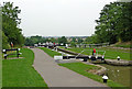 SP6989 : Lock No 13 at Foxton in Leicestershire by Roger  D Kidd