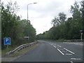 SO1909 : A467 southbound at Coalbrookvale turn by Colin Pyle