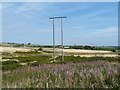 SE2006 : Power lines passing Broadstone Lodge by Christine Johnstone