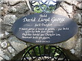 SH4738 : Inscription at David Lloyd George's Grave by David Hillas