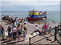 SY1287 : Queuing for the trip boat, Sidmouth by Chris Allen