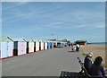 TQ2804 : Hove, beach huts by Mike Faherty