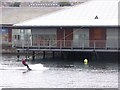 NO4030 : Wakeboarding in West Victoria Dock by Oliver Dixon