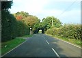 TQ5648 : Railway Bridge over the Road, Hildenborough, Kent - 170918 by John P Reeves