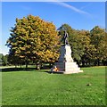 SJ8189 : Statue of Oliver Cromwell by Gerald England