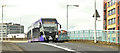 J3474 : "Glider" bus, Station Street, Belfast (October 2018) by Albert Bridge