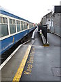 M4502 : New and old platforms at Gort station by Gareth James