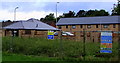 ST2990 : Keep Out notice at the northern edge of Rocky's Park, Bettws, Newport by Jaggery