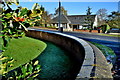 H4772 : Frosty coping on wall, Campsie by Kenneth  Allen