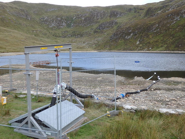 Temporary drinking water abstraction mechanism, Llyn Llygad Rheidol