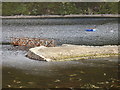 SN7987 : Old dam, Llyn Llygad Rheidol by Rudi Winter