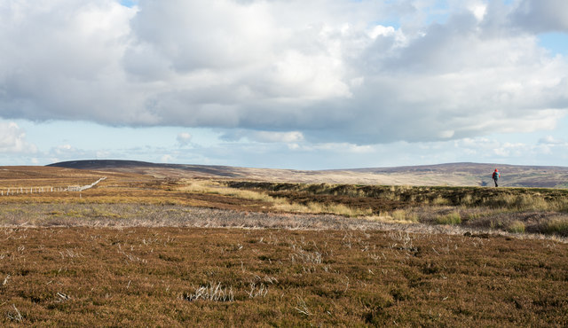 Embankment of old railway route