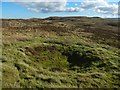 NS2372 : A bomb crater on Dunrod Hill by Lairich Rig