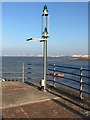 ST4777 : Navigation mark, Portishead, Marina Outer Gates by Brian Westlake