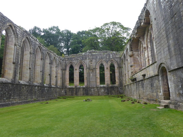 The refectory at Fountains Abbey