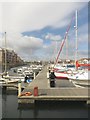 NZ5132 : Pontoon in Hartlepool Marina by Graham Robson