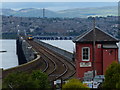 NO3926 : Signal box at Tay Bridge South by Mat Fascione