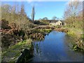 SK4451 : Pound above Marshall's Lock, Cromford Canal by Alan Murray-Rust