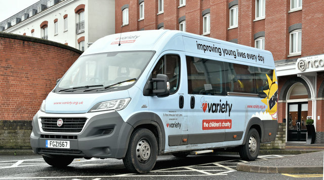 Variety Club minibus, Belfast (December 2018)