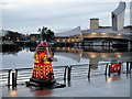 SJ8097 : Lightwaves 2018, Red Dalek on the Waterfront by David Dixon